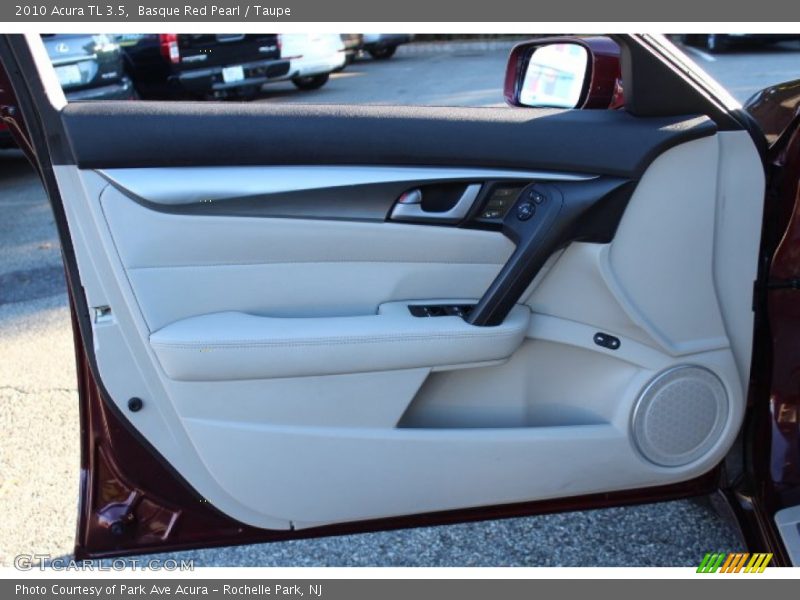Basque Red Pearl / Taupe 2010 Acura TL 3.5