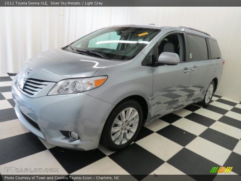 Silver Sky Metallic / Light Gray 2011 Toyota Sienna XLE