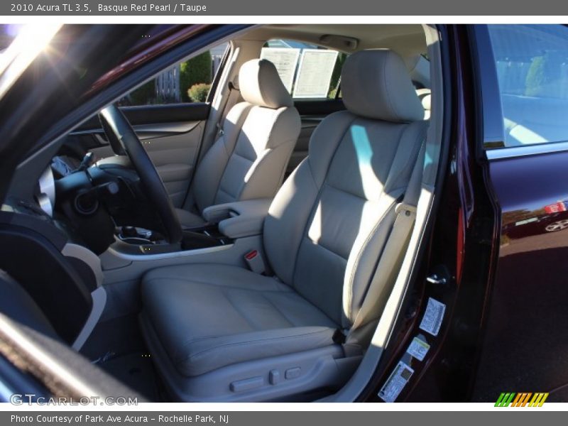 Basque Red Pearl / Taupe 2010 Acura TL 3.5