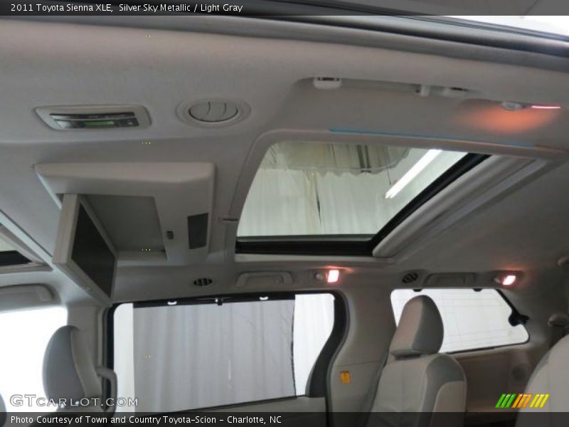Silver Sky Metallic / Light Gray 2011 Toyota Sienna XLE
