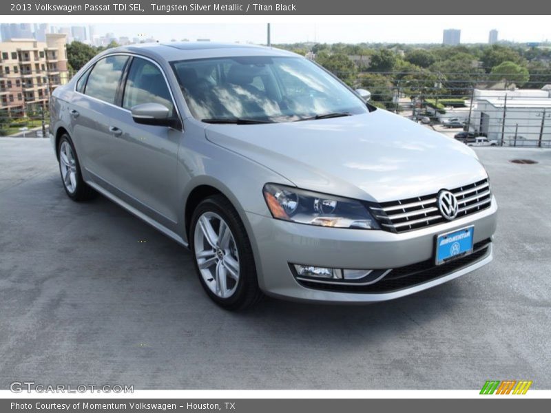 Tungsten Silver Metallic / Titan Black 2013 Volkswagen Passat TDI SEL