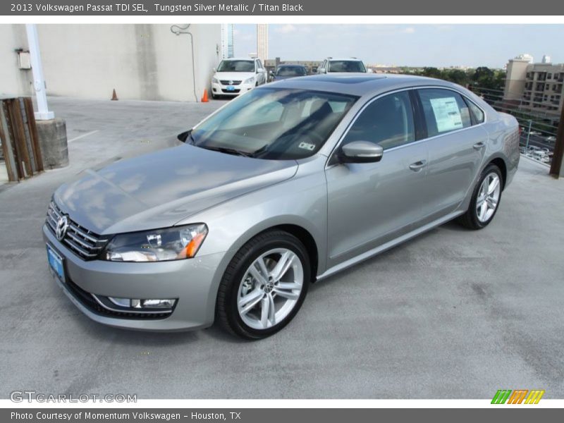 Tungsten Silver Metallic / Titan Black 2013 Volkswagen Passat TDI SEL
