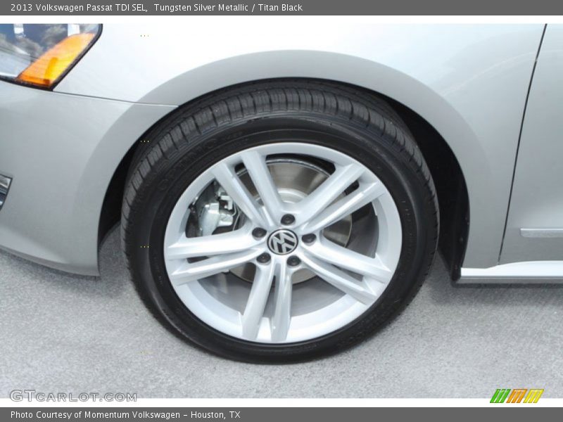 Tungsten Silver Metallic / Titan Black 2013 Volkswagen Passat TDI SEL