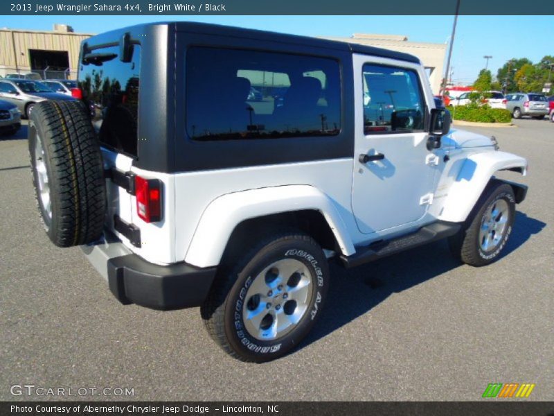 Bright White / Black 2013 Jeep Wrangler Sahara 4x4