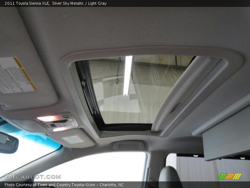 Silver Sky Metallic / Light Gray 2011 Toyota Sienna XLE