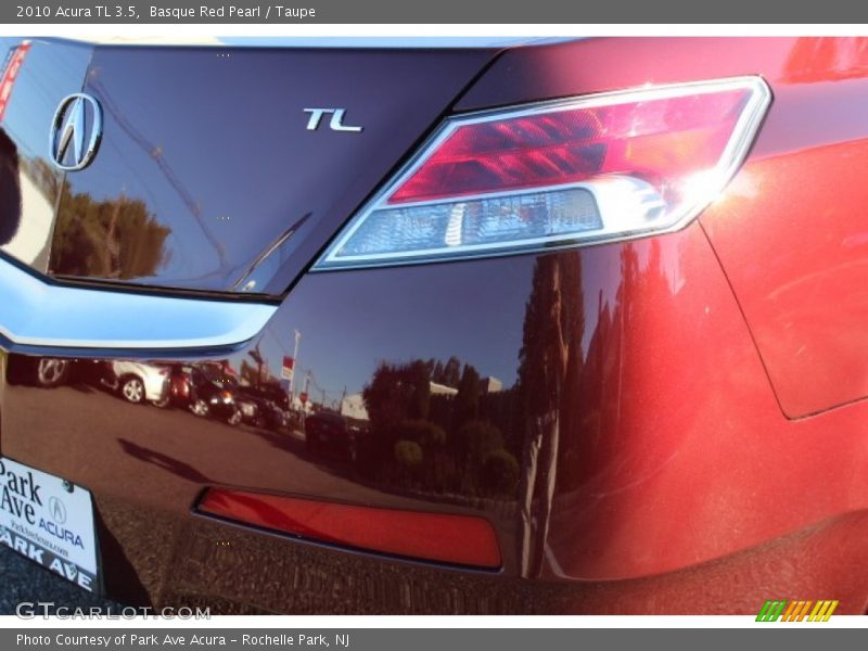 Basque Red Pearl / Taupe 2010 Acura TL 3.5