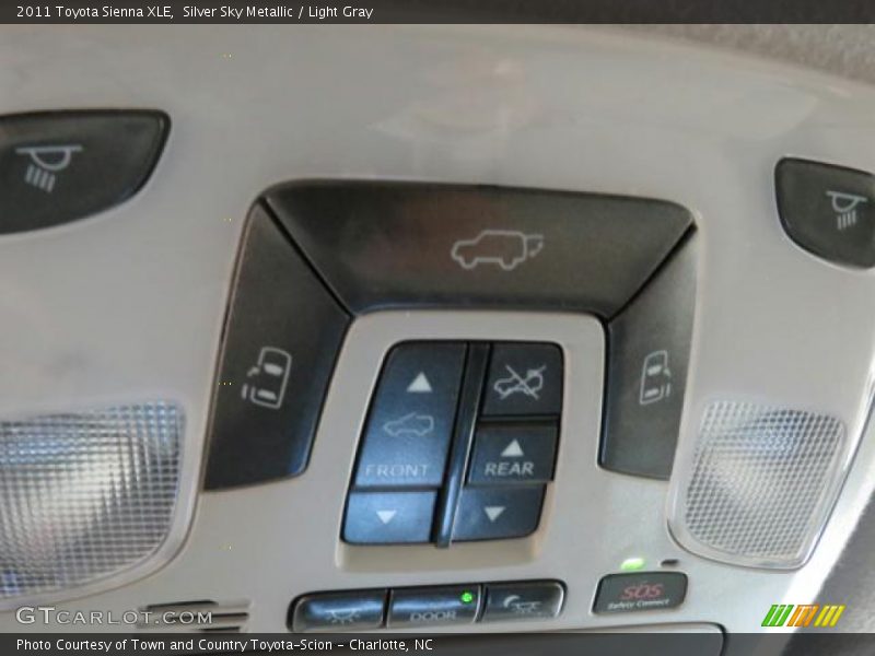 Silver Sky Metallic / Light Gray 2011 Toyota Sienna XLE