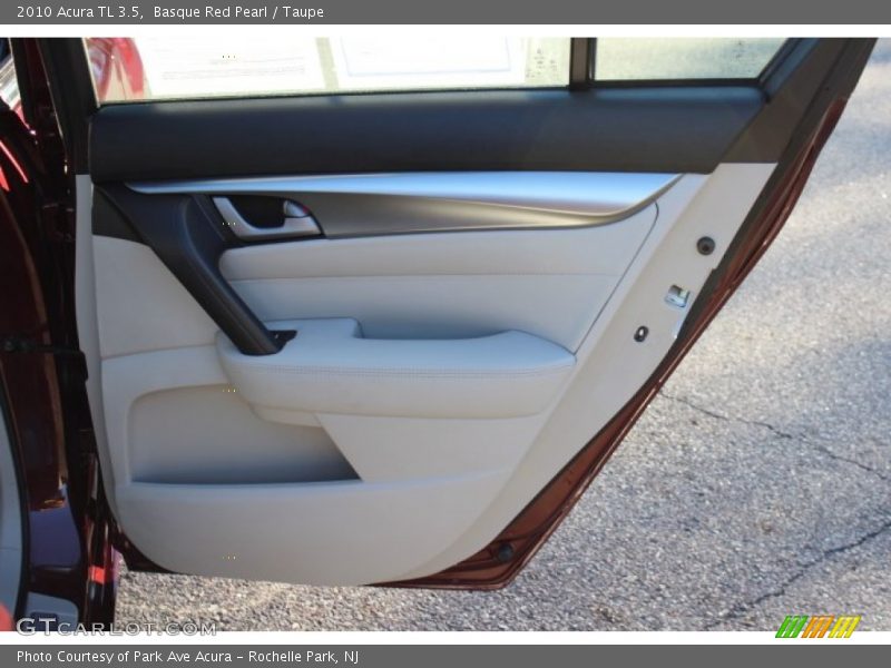 Basque Red Pearl / Taupe 2010 Acura TL 3.5