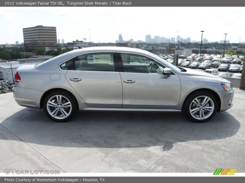 Tungsten Silver Metallic / Titan Black 2013 Volkswagen Passat TDI SEL