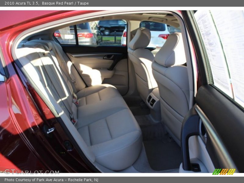 Basque Red Pearl / Taupe 2010 Acura TL 3.5
