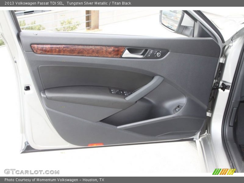 Tungsten Silver Metallic / Titan Black 2013 Volkswagen Passat TDI SEL