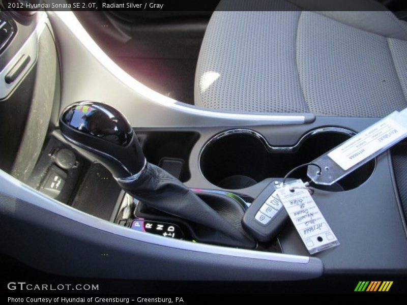 Radiant Silver / Gray 2012 Hyundai Sonata SE 2.0T