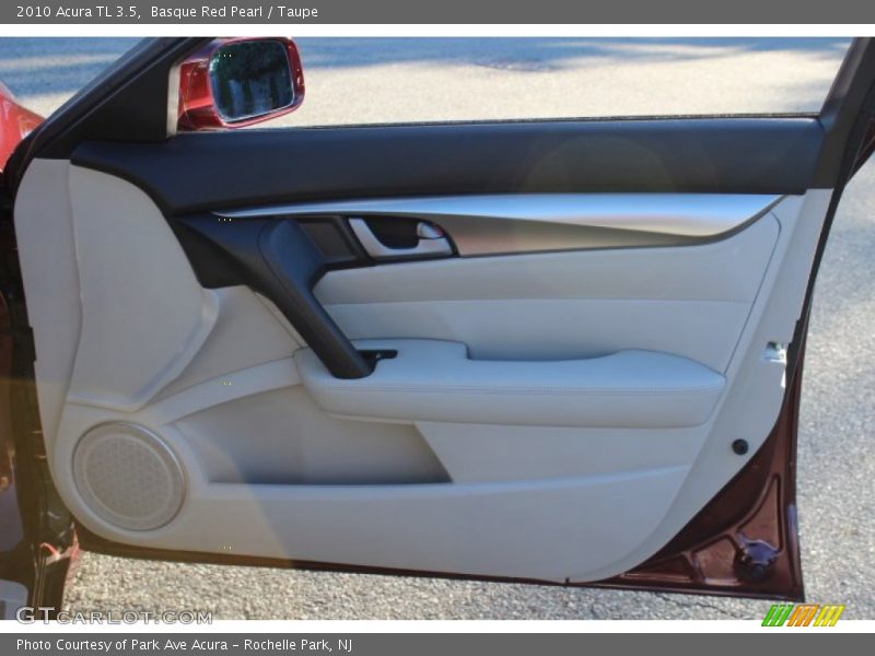 Basque Red Pearl / Taupe 2010 Acura TL 3.5