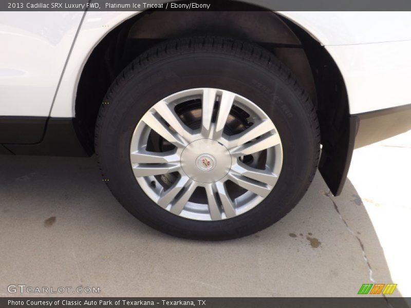 Platinum Ice Tricoat / Ebony/Ebony 2013 Cadillac SRX Luxury FWD