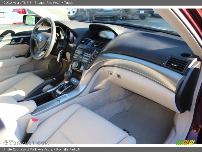 Basque Red Pearl / Taupe 2010 Acura TL 3.5