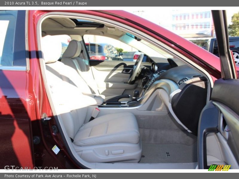 Basque Red Pearl / Taupe 2010 Acura TL 3.5
