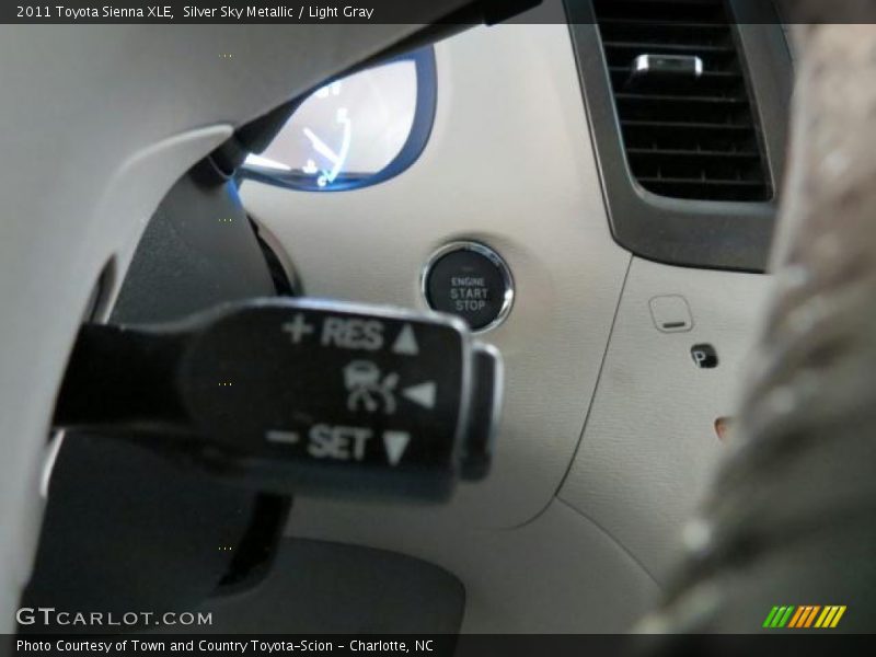 Silver Sky Metallic / Light Gray 2011 Toyota Sienna XLE