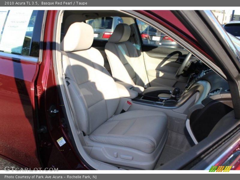 Basque Red Pearl / Taupe 2010 Acura TL 3.5