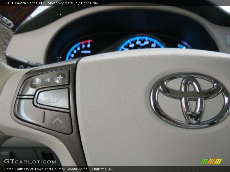 Silver Sky Metallic / Light Gray 2011 Toyota Sienna XLE