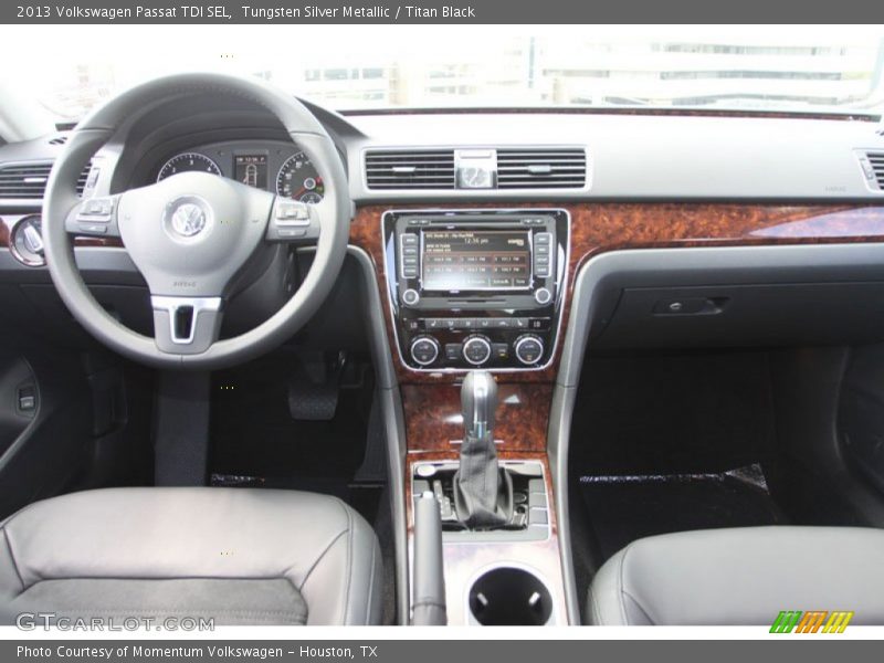 Tungsten Silver Metallic / Titan Black 2013 Volkswagen Passat TDI SEL