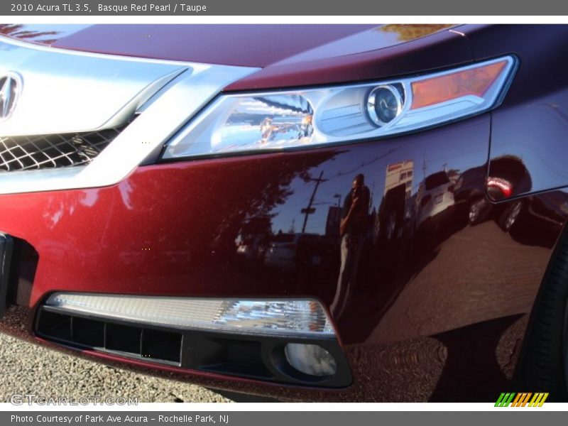 Basque Red Pearl / Taupe 2010 Acura TL 3.5