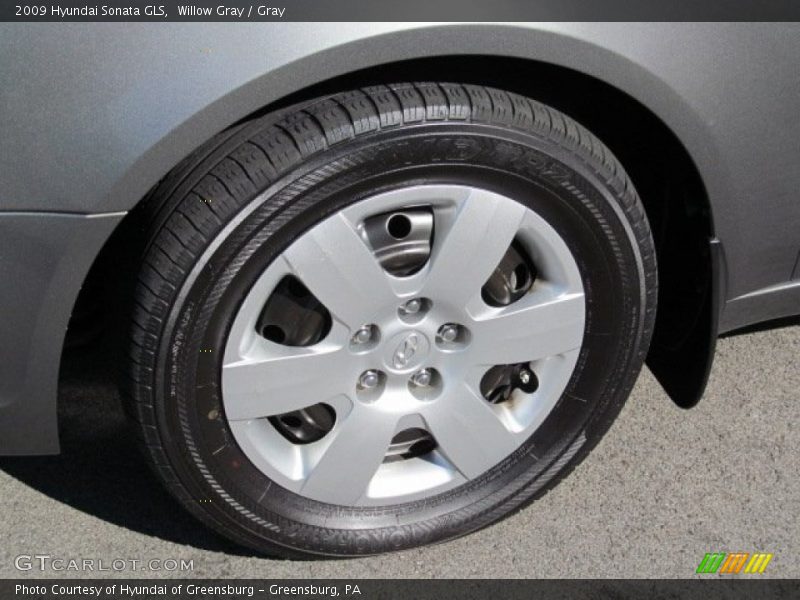 Willow Gray / Gray 2009 Hyundai Sonata GLS