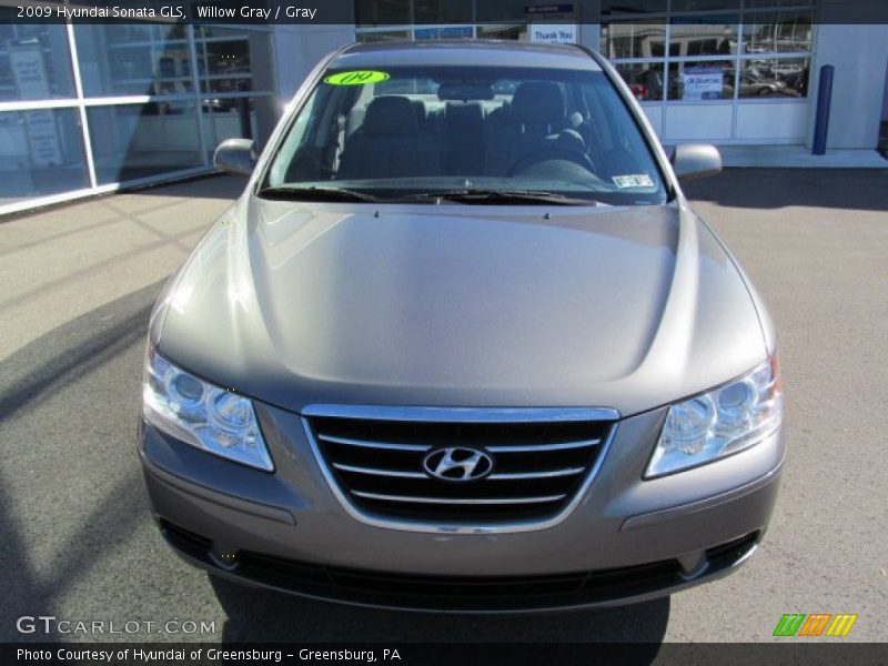 Willow Gray / Gray 2009 Hyundai Sonata GLS