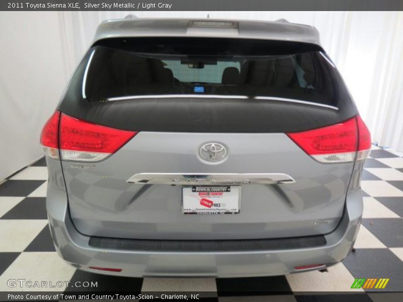 Silver Sky Metallic / Light Gray 2011 Toyota Sienna XLE