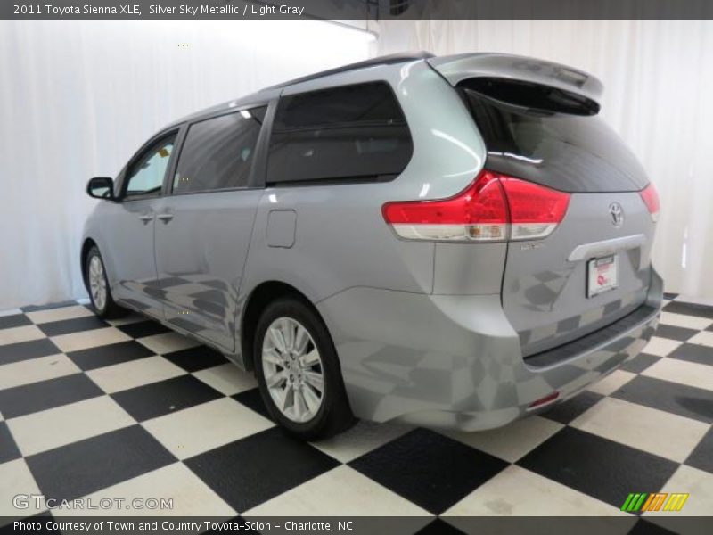 Silver Sky Metallic / Light Gray 2011 Toyota Sienna XLE