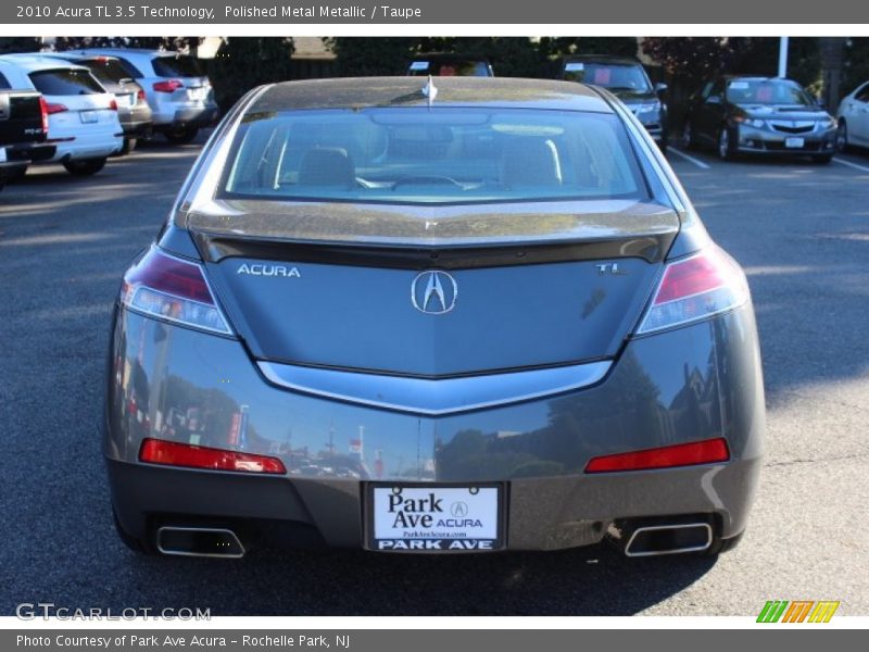 Polished Metal Metallic / Taupe 2010 Acura TL 3.5 Technology