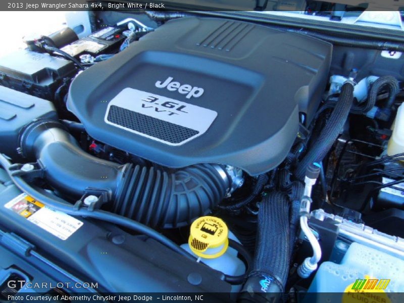 Bright White / Black 2013 Jeep Wrangler Sahara 4x4