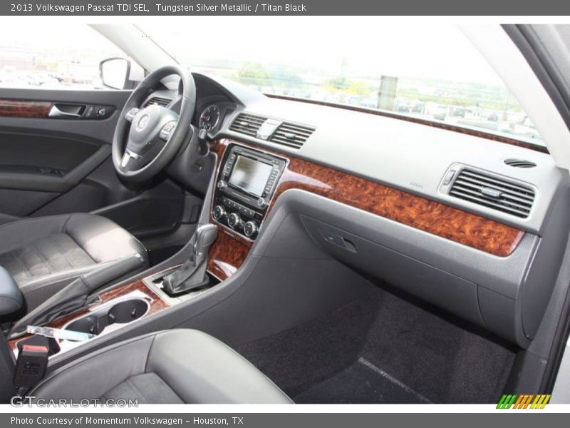 Tungsten Silver Metallic / Titan Black 2013 Volkswagen Passat TDI SEL