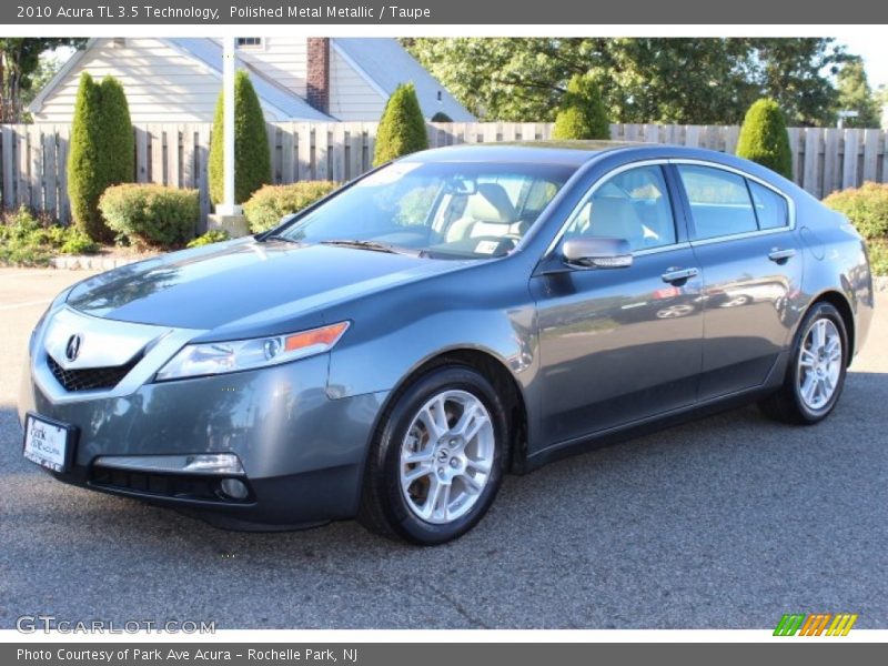 Polished Metal Metallic / Taupe 2010 Acura TL 3.5 Technology