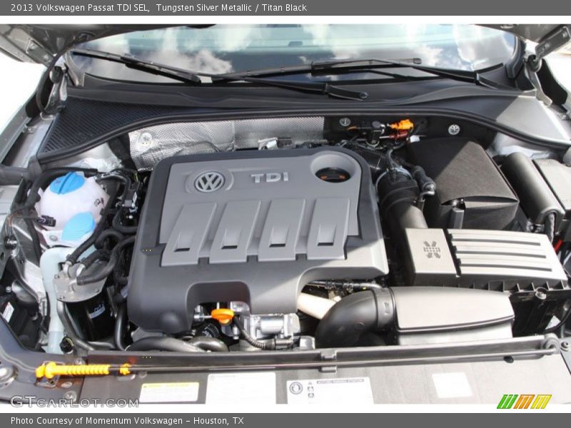 Tungsten Silver Metallic / Titan Black 2013 Volkswagen Passat TDI SEL