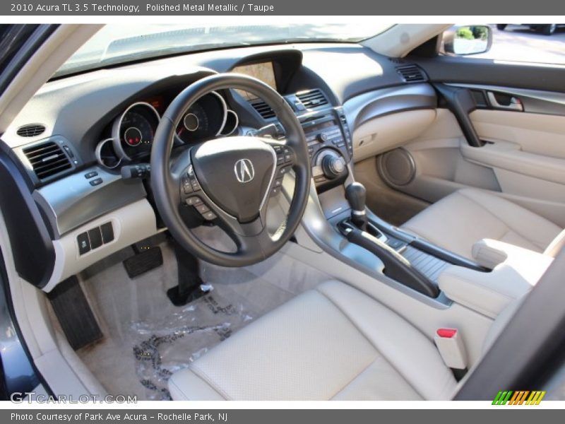 Polished Metal Metallic / Taupe 2010 Acura TL 3.5 Technology