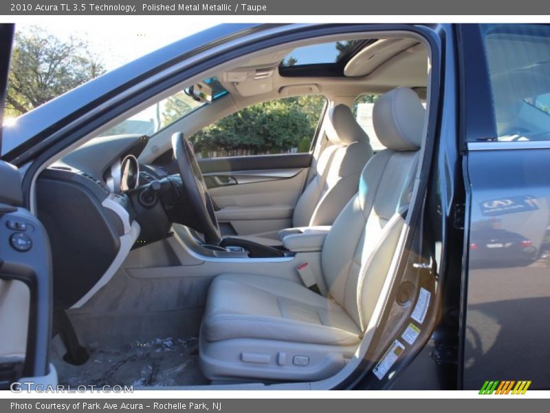 Polished Metal Metallic / Taupe 2010 Acura TL 3.5 Technology
