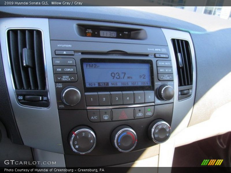 Willow Gray / Gray 2009 Hyundai Sonata GLS