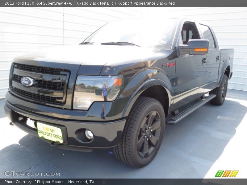 Tuxedo Black Metallic / FX Sport Appearance Black/Red 2013 Ford F150 FX4 SuperCrew 4x4