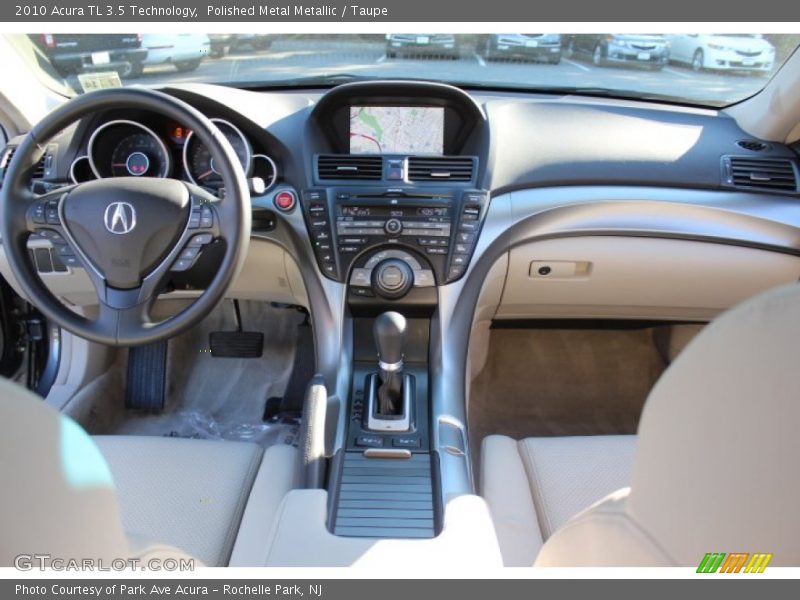 Polished Metal Metallic / Taupe 2010 Acura TL 3.5 Technology