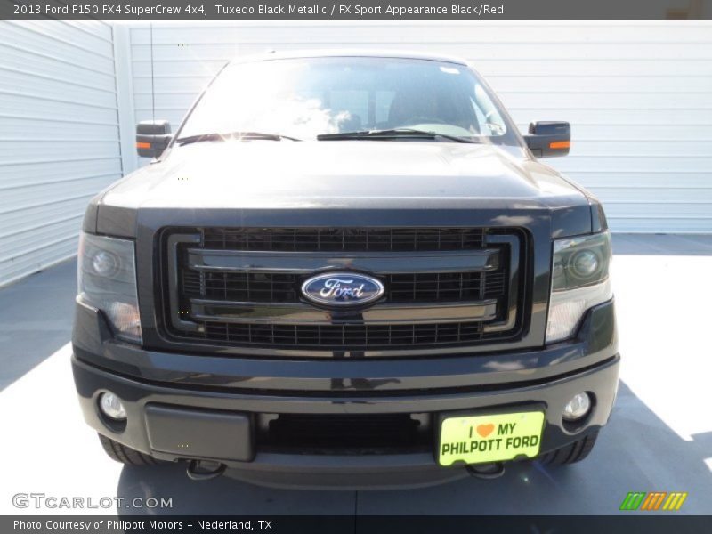 Tuxedo Black Metallic / FX Sport Appearance Black/Red 2013 Ford F150 FX4 SuperCrew 4x4