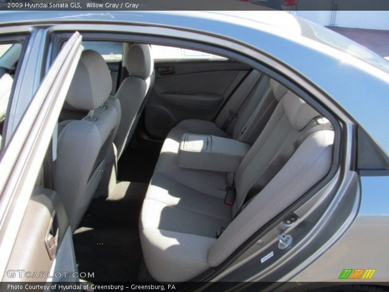 Willow Gray / Gray 2009 Hyundai Sonata GLS