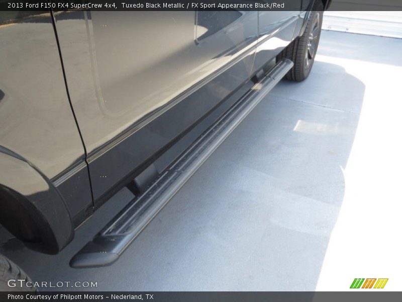 Tuxedo Black Metallic / FX Sport Appearance Black/Red 2013 Ford F150 FX4 SuperCrew 4x4