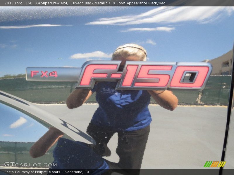 Tuxedo Black Metallic / FX Sport Appearance Black/Red 2013 Ford F150 FX4 SuperCrew 4x4