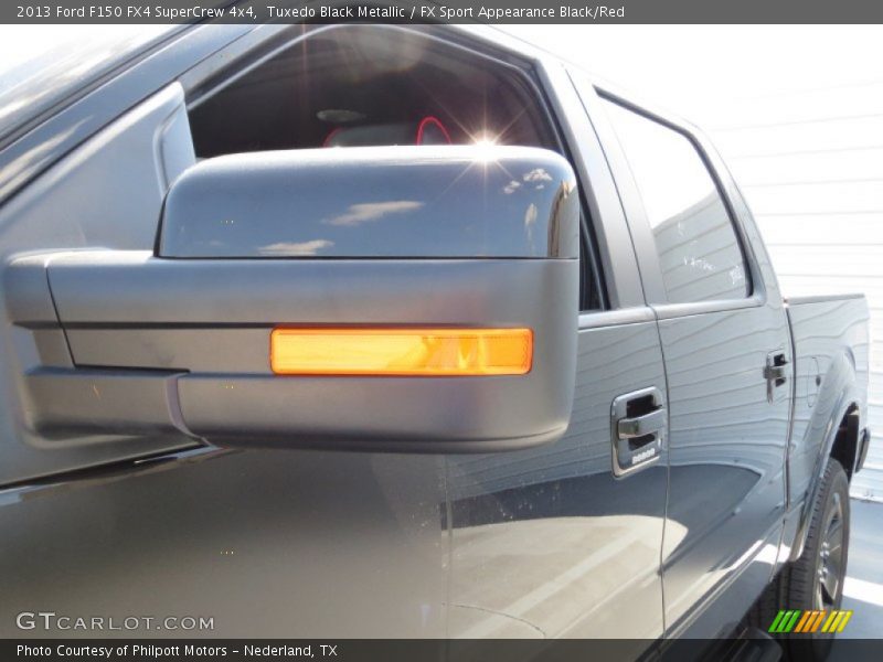 Tuxedo Black Metallic / FX Sport Appearance Black/Red 2013 Ford F150 FX4 SuperCrew 4x4