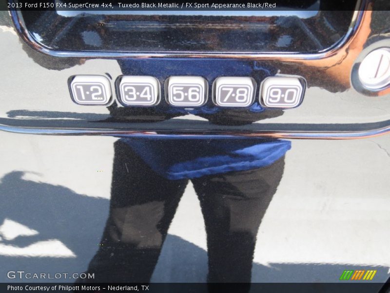 Tuxedo Black Metallic / FX Sport Appearance Black/Red 2013 Ford F150 FX4 SuperCrew 4x4