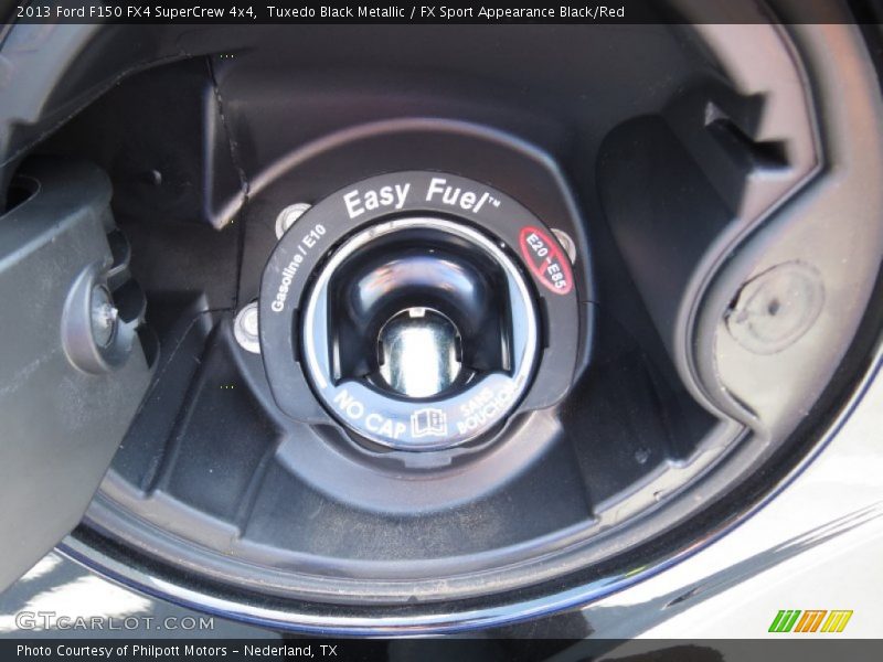 Tuxedo Black Metallic / FX Sport Appearance Black/Red 2013 Ford F150 FX4 SuperCrew 4x4
