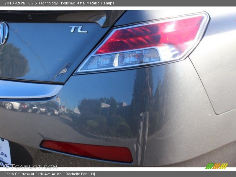 Polished Metal Metallic / Taupe 2010 Acura TL 3.5 Technology