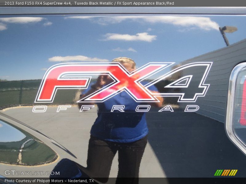 Tuxedo Black Metallic / FX Sport Appearance Black/Red 2013 Ford F150 FX4 SuperCrew 4x4