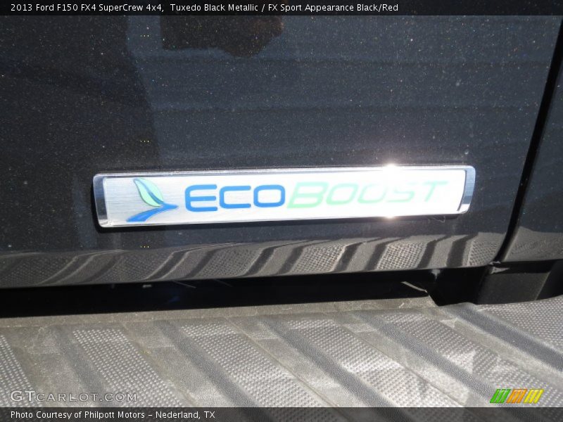 Tuxedo Black Metallic / FX Sport Appearance Black/Red 2013 Ford F150 FX4 SuperCrew 4x4
