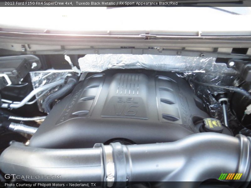 Tuxedo Black Metallic / FX Sport Appearance Black/Red 2013 Ford F150 FX4 SuperCrew 4x4